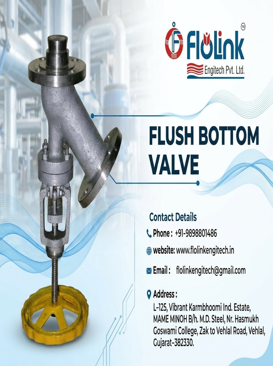 FLUSH BOTTOM VALVE